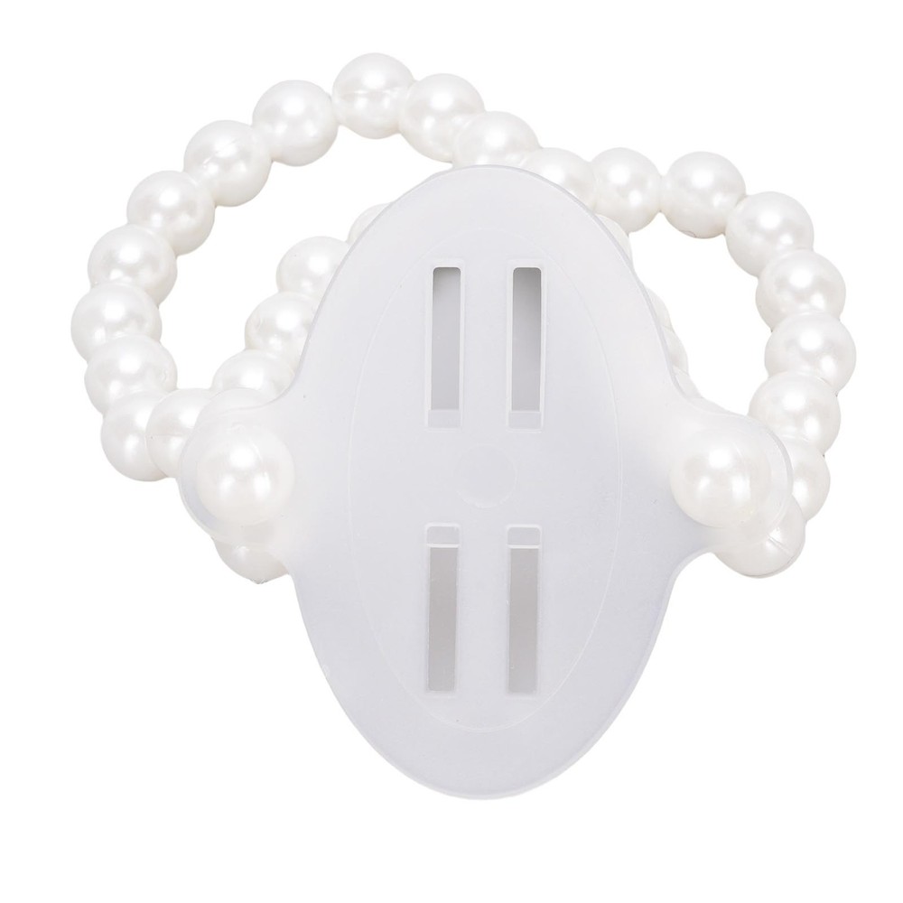 10 Pcs Pearl Wrist Corsage Bracelet Elegant White Pearl Elastic Wedding Band