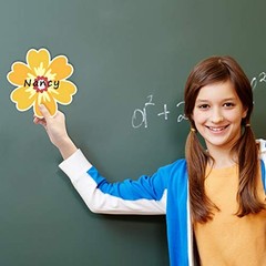 54 Pcs Flower Cutouts Summer Flowers Bulletin Board Decorations Spring Cut