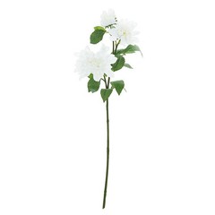 2 White 3″ tall Silk DAHLIA FLOWERS STEMS Wedding Party Flowers Bouquets SALE