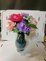 Flower Pen Bouquet 13 Pens Vase And Rocks Included