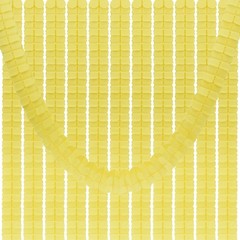 9.8ft Four-Leaf Garland, 12 Pack Tissue Paper Hanging Flower, Yellow