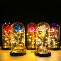 Eternal Rose Flower LED Enchanted Galaxy Rose LED Light Valentine’s Gift For Her