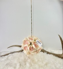 10” Blush Peony Kissing Ball Hanging Wedding Decor Floral Bouquet Set of 3 NEW