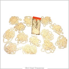 Lot of 14 – IRIDESCENT PEARL BEADED GARLANDS, Ea. 9’ (Total 126’)—Wedding Decor