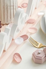 300pcs Rose Petals Dusty Rose Blush Faux Silk Flower Petals for Wedding Flowe…