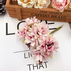 Silk Flower New Color Carnation Headdress Style Small Mori New DIY Material