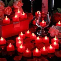 Romantic Artificial Rose Petal – 6000 Pieces – Heart LED Candle – Decorative