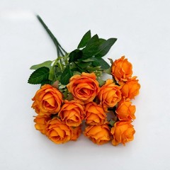 15 heads Artificial Silk Rose Flowers Bridal Bouquet for Home Wedding Floral