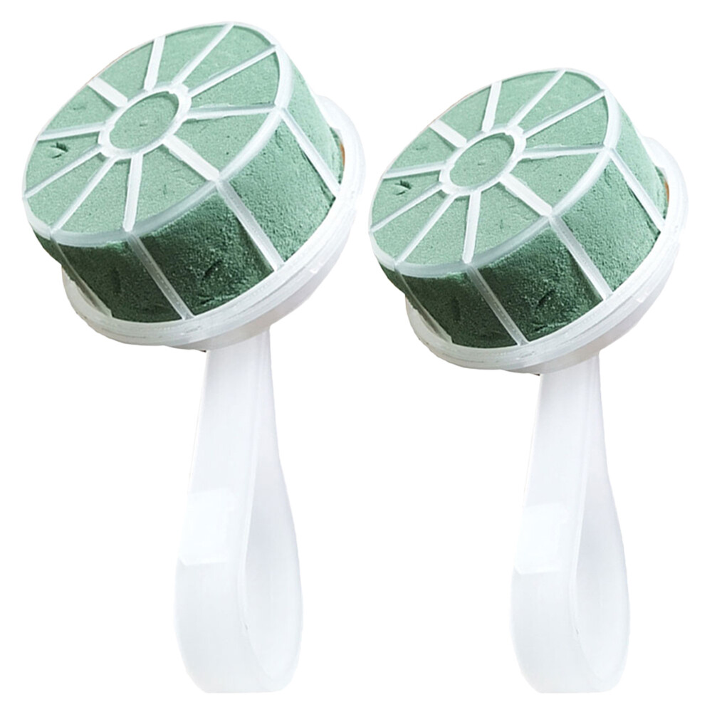 2pcs floral handle Bride Flower Bouquet Holder Wedding Bridal Bouquet