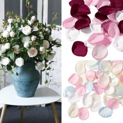 200Pcs Simulated Silk Rose Petal Realistic Cloth Petal for Wedding Supplies