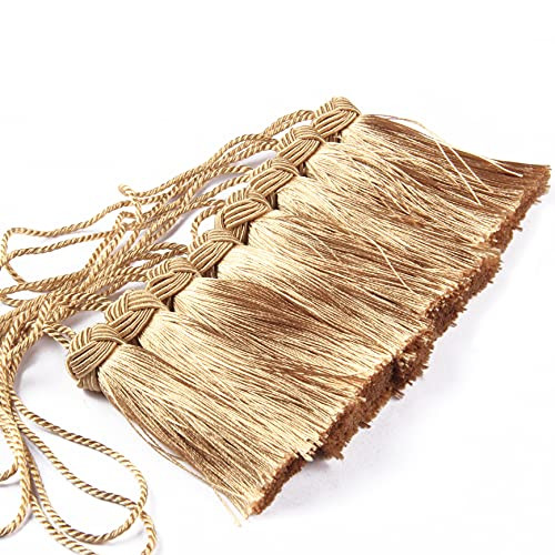 8 Pcs Set Elegant Polyester Key Tassel Colorful Craft Tassels Charms Key