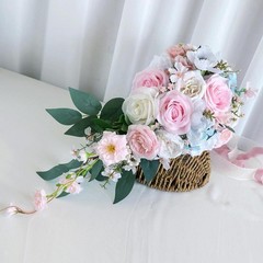 Wedding Bouquet for Bride Bridesmaids Bride Holding Flowers Home Decor Waterfall