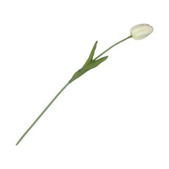 36 Pcs 15″ White Tulips Artificial Flowers Silk Floral Wedding Bouquet Décor