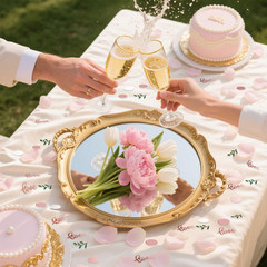 200 Pcs Rose Gold Glitter Wedding Table Confetti, Greenery Eucalyptus, Bridal Sh
