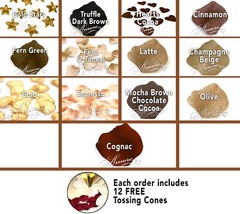 4000 Silk Rose Petals Wedding Bulk Brown Variety Choose Color
