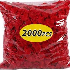 100-2000pcs Artificial Silk Rose Petals Romantic Valentine’s Day & Wedding Decor