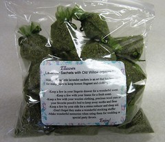 Set of 30 Lavender Sachets made with Old Willow Organza Bags