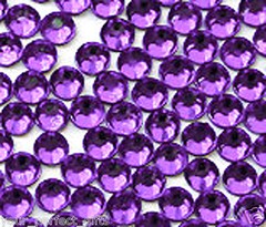 24 Swarovski 5mm Amethyst Rhinestone Bouquet Jewelry