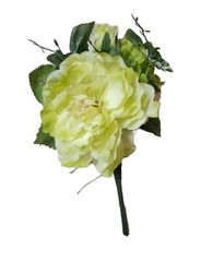 Greens Artificial Hydrangea Rose Flowers Silk Bouquet Party Wedding Home Decor