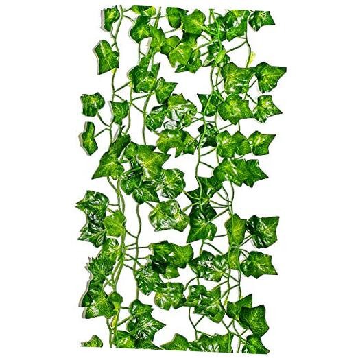 LEFV Ivy Garland 6.9 Feet Long Artificial Vine Plant Leaves Silk Greenery 1