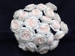 72 Flower Bridal Victorian Roses.Large or Small Size .Pick Your Color!