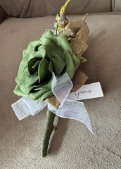 Sola Wood Artificial Wooden Wedding bouquets/flowers. Boutonnières-Amazon