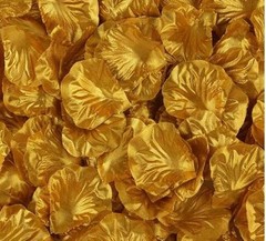 300pcs Artificial Silk Gold Rose Petals/ Wedding Petals Gold (GA, USA)