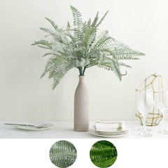 2 Boston Fern 18″ Faux Artificial Leaves Greenery Stems Party Events Decorations