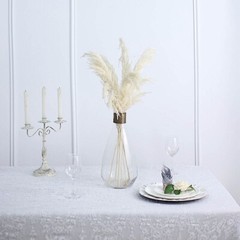 6 WHITE 32″ Natural Pampas Grass SPRAYS Dried Plant STEMS Party Home Decorations