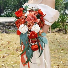 Bouquet Decorative Photo Props Romantic Floral Handheld Lifelike Supplies for
