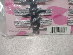 40 Wrist Corsage Silver Elastic Wristlets to Make Corsage, Lady Fair, 2- 20-Card