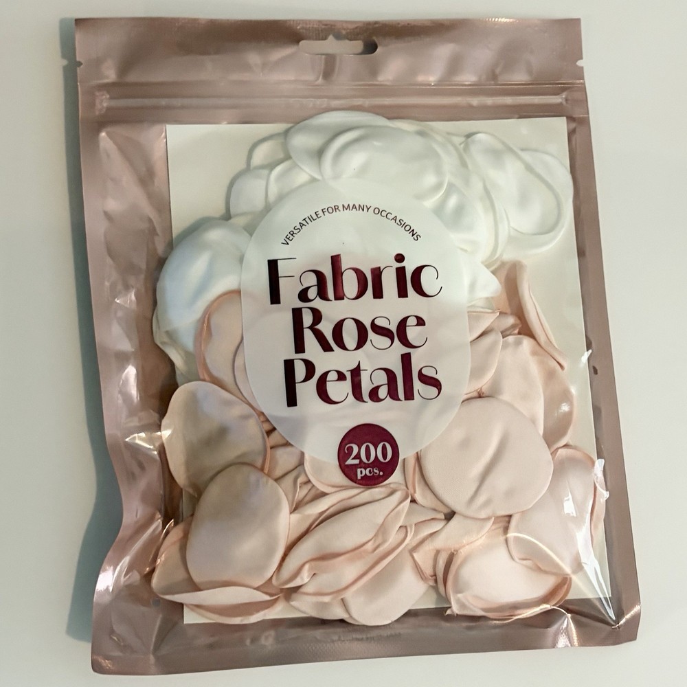 200pcs Flower Petals for Flower Girl,Rose Petal for Wedding, Pink Rose Peta