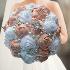 I Cream Wedding Bouquet Artificial Flowers Bouquet Decoration for Wedding Party