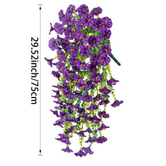 Artificial Flowers UV Resistant Plastic Fake Plants Garden Yard Porch Home Decor