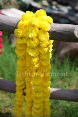 10 Pcs Lot yellow Home Decoratio Indian Marigold Flower Garland For Fluffy