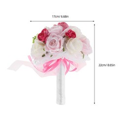 Hand Bouquet Wedding Artificial Flowers for Bouquets Bride Bridesmaid