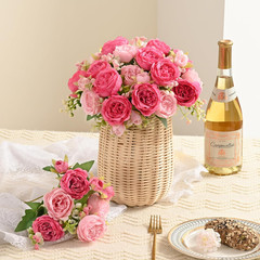 12 Packs Peonies Artificial Flowers, Mixed Pink Artificial Peonies, Silk Peonies