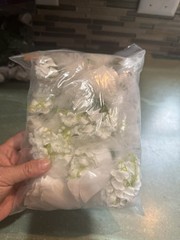 30pc White Wedding Artificial Flowers Arrangements Bouquet