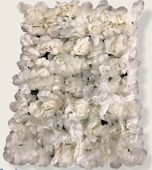 flower wall panel 24×16 decoration whiterose New)