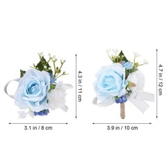 Wrist Corsage Bracelets Prom Flower Bride Bridesmaid Corsages for Wedding