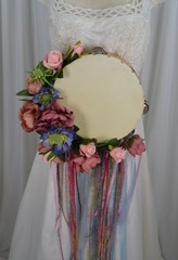 Gypsy Tambourine Faux Wedding Bouquet