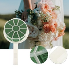 2pcs floral handle Bride Flower Bouquet Holder Wedding Bridal Bouquet