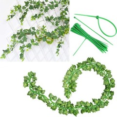 12 Pack Fake Vines for Room Decor Artificial Ivy Garland with 84 ft, Green