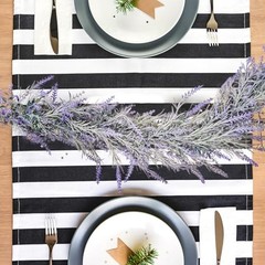 Spring Summer Lavender Purple Garland, 6Ft Lavender Light Purple-1pcs