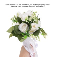 1PC Wedding Bouquet Bride Bouquet Bridesmaid Bouquet Artificial Flower