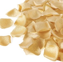 300pcs Silk Rose Petals Gold Yarn Flower Petals Wedding Flower Girl Basket Aisle