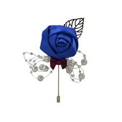 Artificial Rose Pearl Corsage Wedding Party Buttonhole Bride Groom Bridesmaid