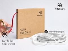 Satin Ribbon 3/8” x 100 Yards Ribbon for Gift Wrapping Hair Craft 3/8 inch Red