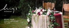 6Pack 2ft Burgundy Artificial Flowers Garland Marsala & Blush Lantern Flower