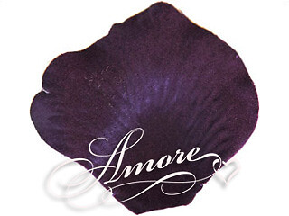 1000 Wedding Silk Rose Petals Lapis Deep-Purple, Petals & Garlands, Rose Petals